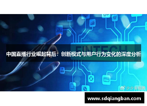 中国直播行业崛起背后：创新模式与用户行为变化的深度分析